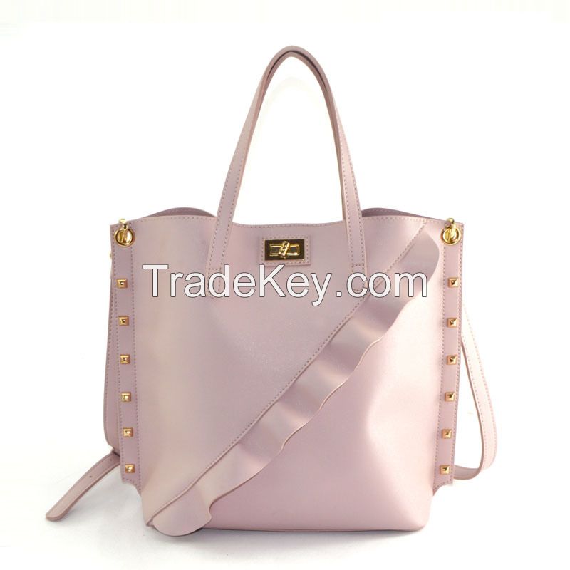 GUSSACI PU Handbag for Lady High Quality Trendy Female Totebag Shoulder Bag (GUS20-1982)