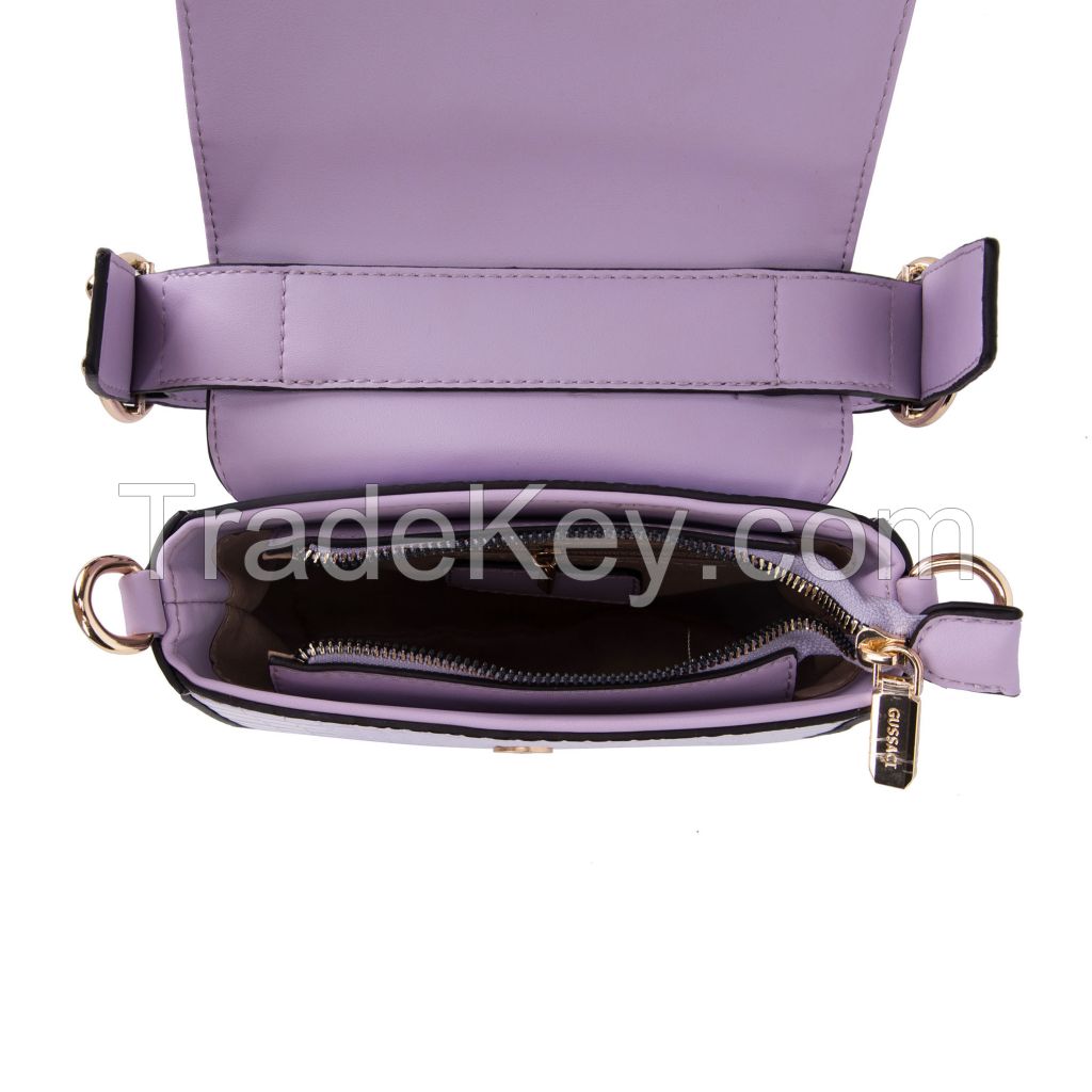 GUSSACI New Trendy Fashion Crossbody Messenger Bag Luxury Pu Leather Shoulder Handbags For Women (GEF-063-5)
