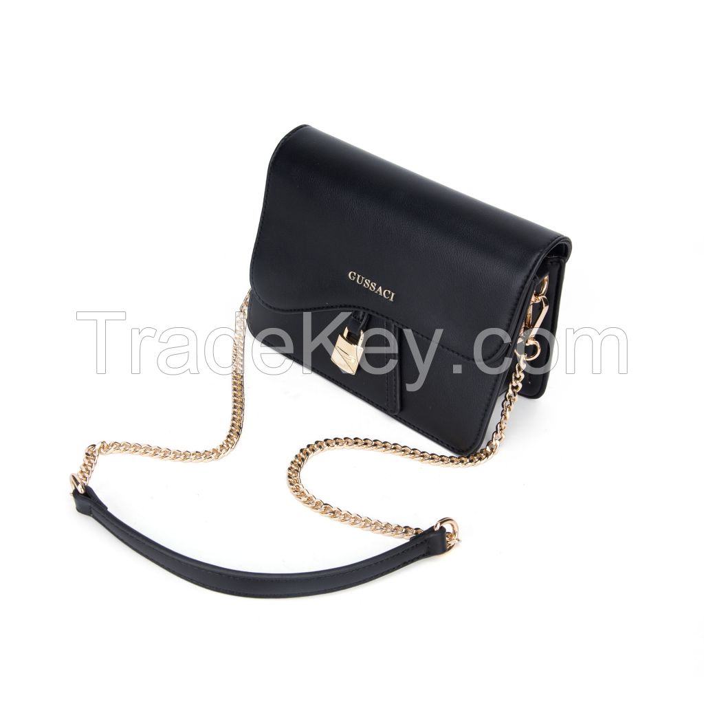 GUSSACI High Quality Women Fashion Casual Shoulder Bag Pu Leather Messenger Bag (GEF-041-3)
