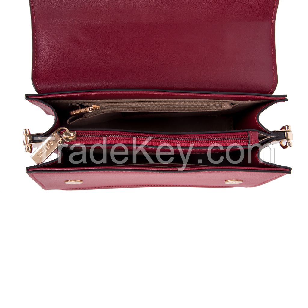 GUSSACI 2020 High Quality Ladies Fashion Luxury Pu Messenger Crossbody Womens Shoulder Bag Handbag (GEF-063-4)