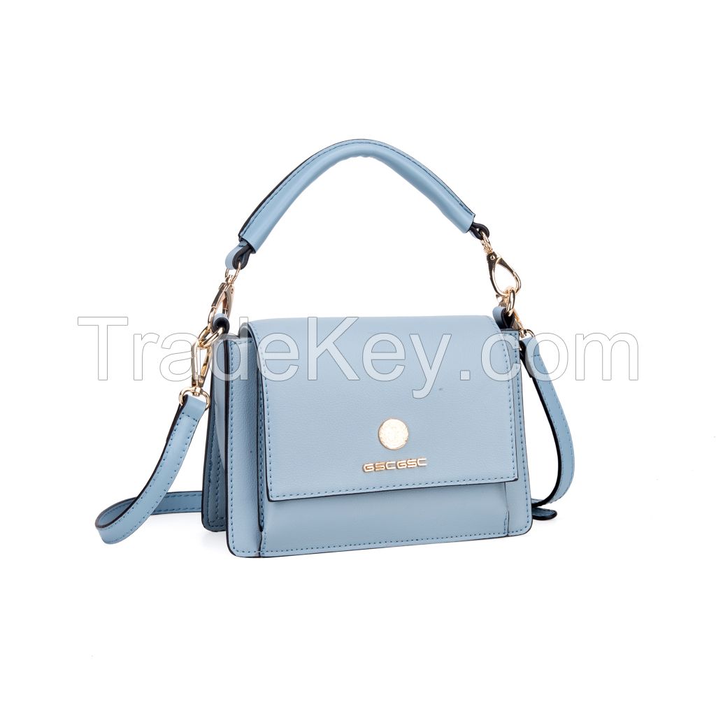 GUSSACI New Design Pu Leather Casual Fashion High Quality Crossbody Bag Handbags For Women Ladies (GEF-063-1)