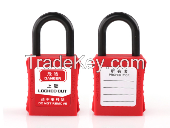 Loto 76mm Insulation Nylon Shackle Safety Padlock with Ce