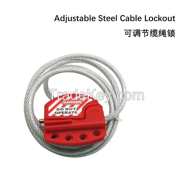 Adjustable Steel Cable Lockout