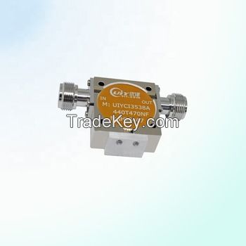 Low Insertion Loss High Isolation UIY Customized RF Isolator Design Coaxial Isolator 5g High Quality Isolator 440 ~ 470 MHz