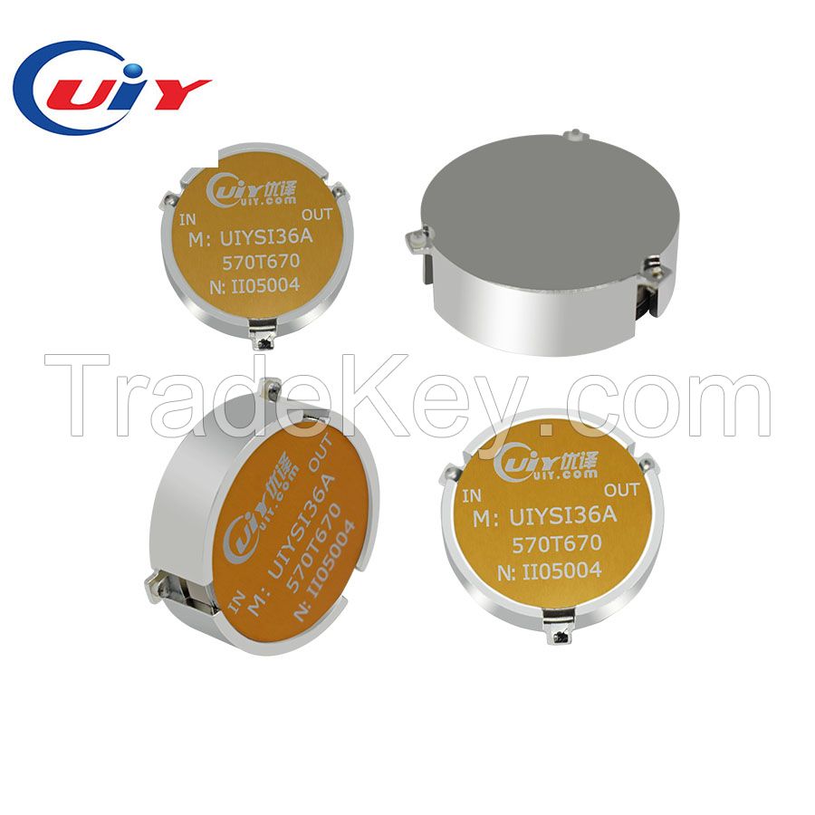 UIY 5g RF Surface Mount Isolator Customized Low Frequency 570 ~ 670 MHz