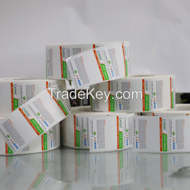 Adhesive Barcode Sticker Roll Labels Direct Thermal Paper Label 