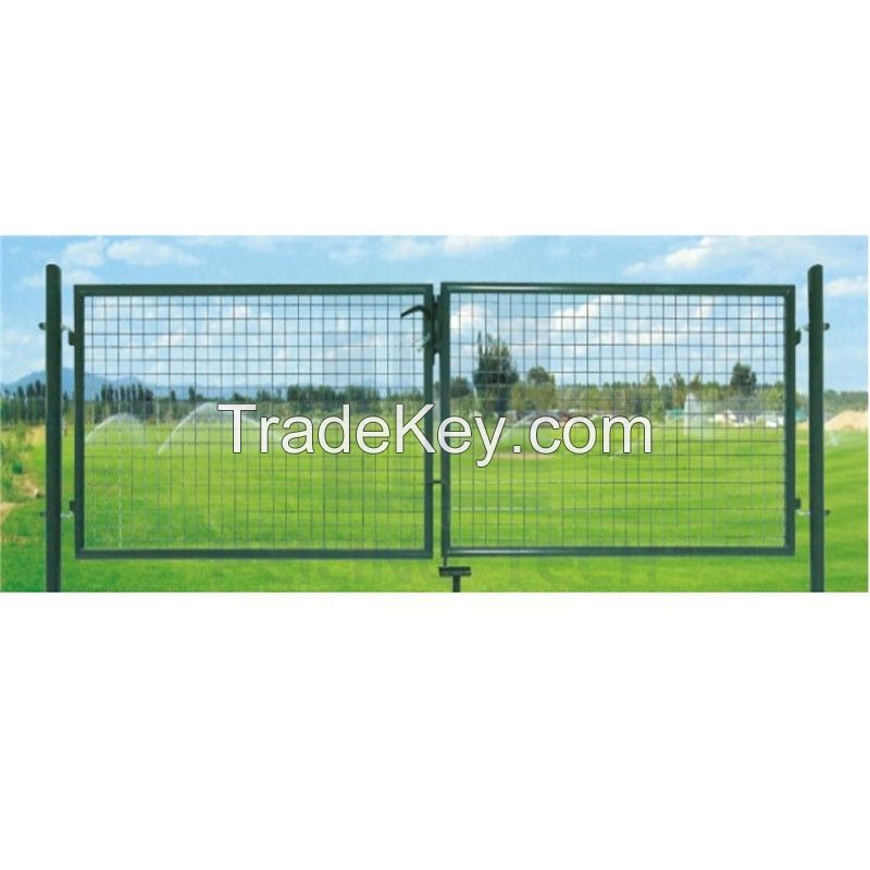 Round Pipe Double Wing Europe Entrance Garden Gate