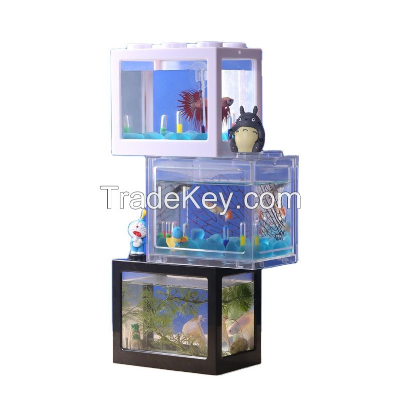Hot sale NEW Colorful  lego Aquarium Fish tank