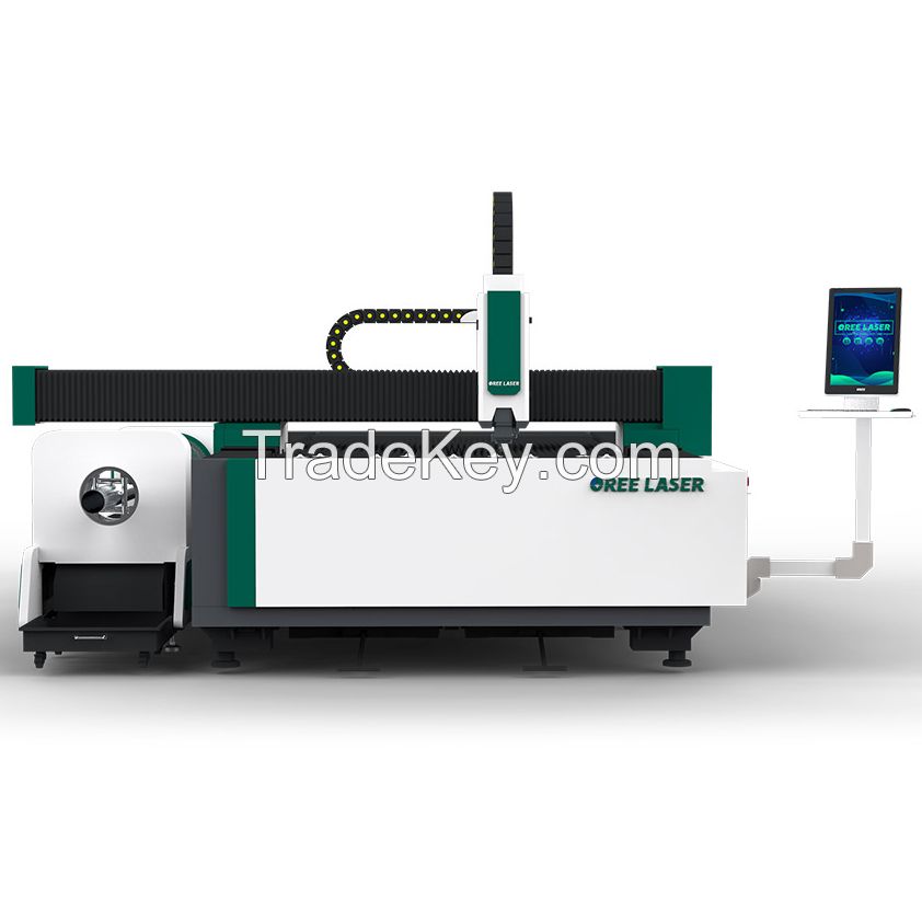 flate and tube fiber laser cutting machine for metal cutting
