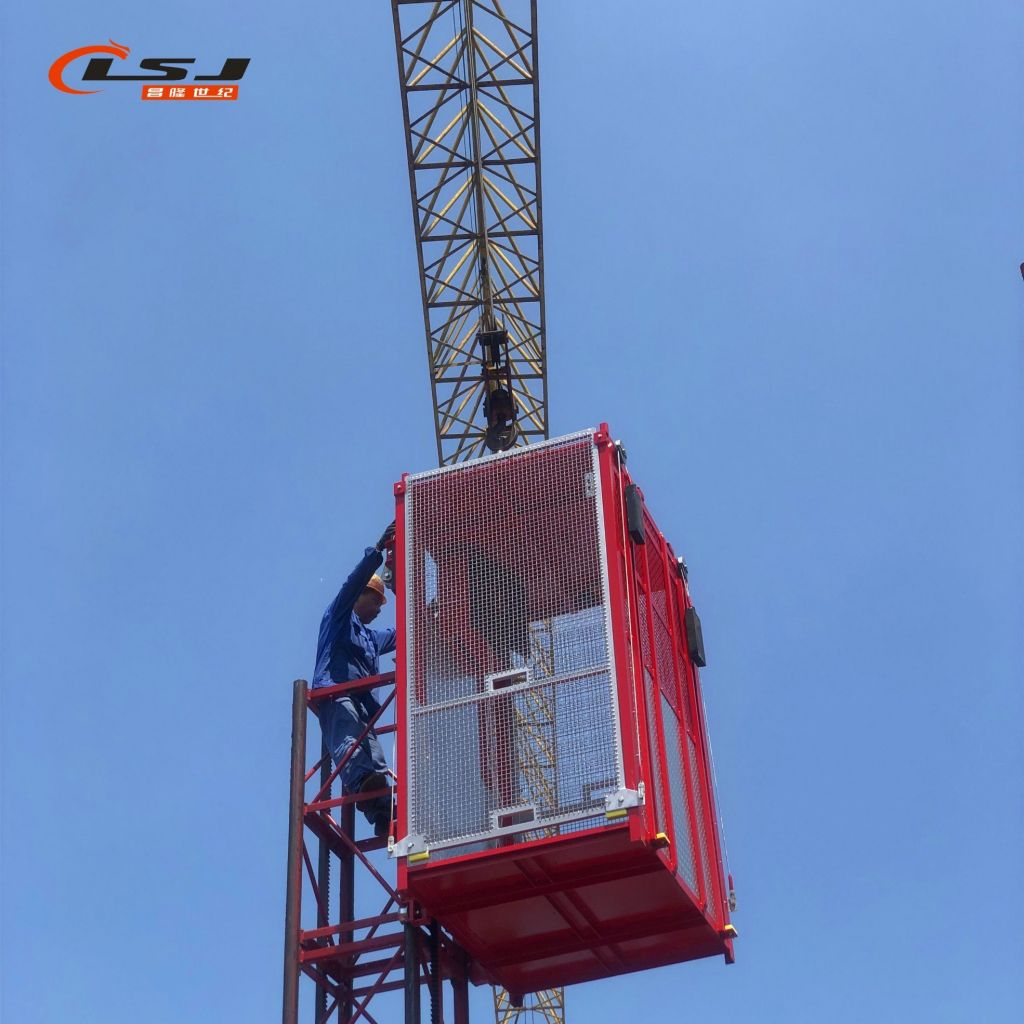 SC200 High Quality Construction Passenger Hoist Alimak Lift Elevator Construction with Electric Chain Hoist