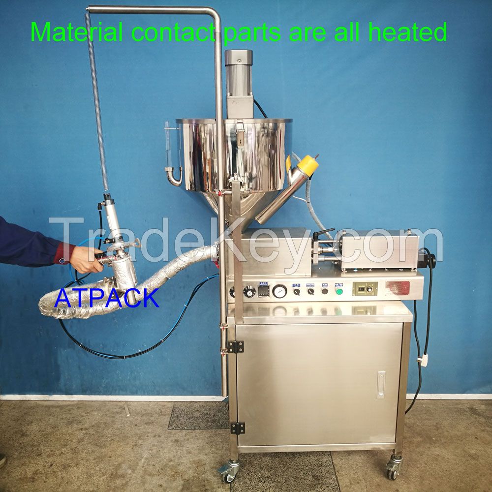 Semi-automatic Chocolates heating and mixing Filling machine