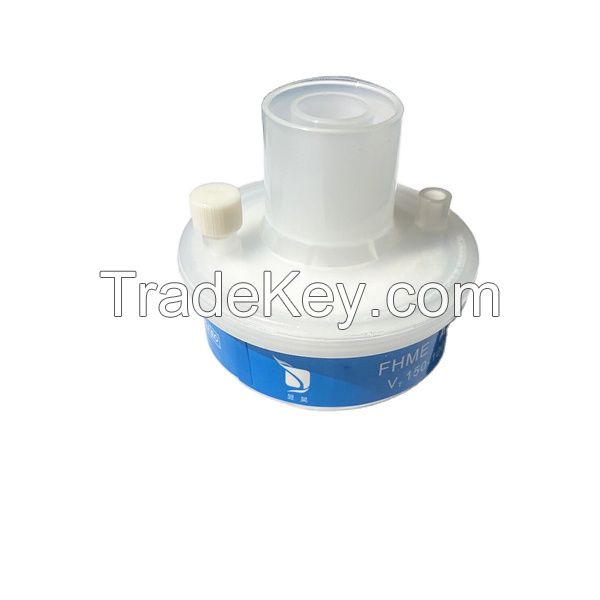 Medical ventilator filter disposable heat and humidity exchanger