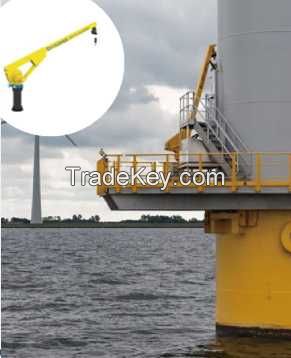 offshore crane for wind power tower