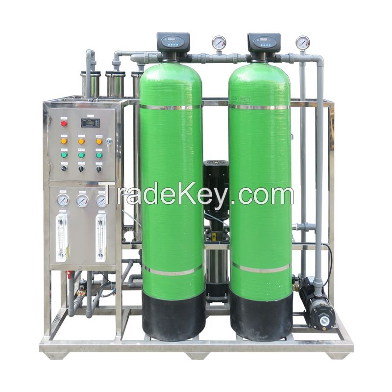 2Ton Manual/Auto/Auto Stainless Steel RO Membrane Water Purification System/Equipment 2/3Pots Household/Industrial Purifier Tool 