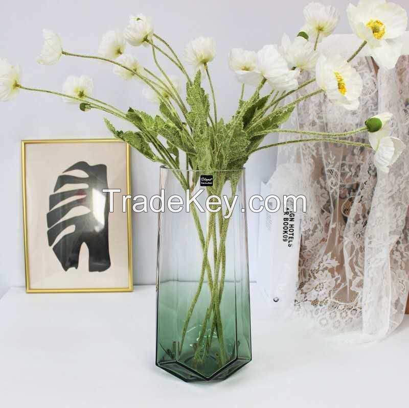 Flower glass vase