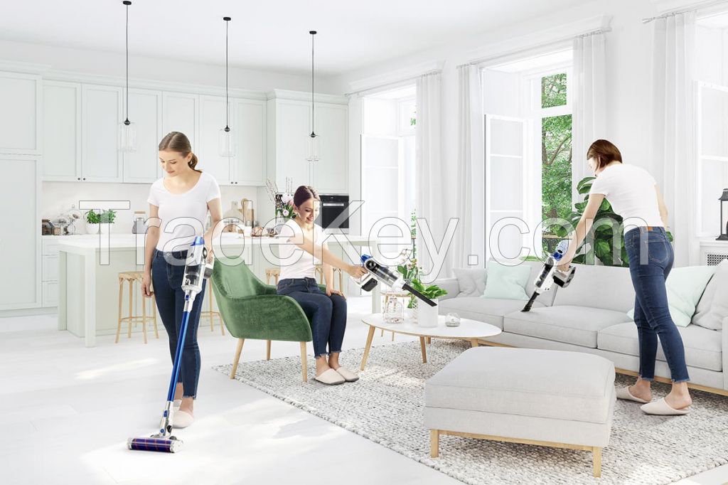 BVC-V10 300W 22KPA high suction power portable wireless cordless vacuum cleaner