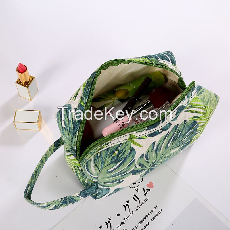 Cosmetic Bag Ins Girl Waterproof wash Bag Student Cute Storage Bag Pencil Case Pillow shape