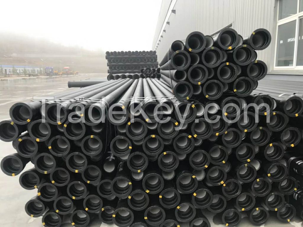 DN100 ISO2531 Ductile Cast Iron Pipe Class K9/C40/C30/C25 For water supply
