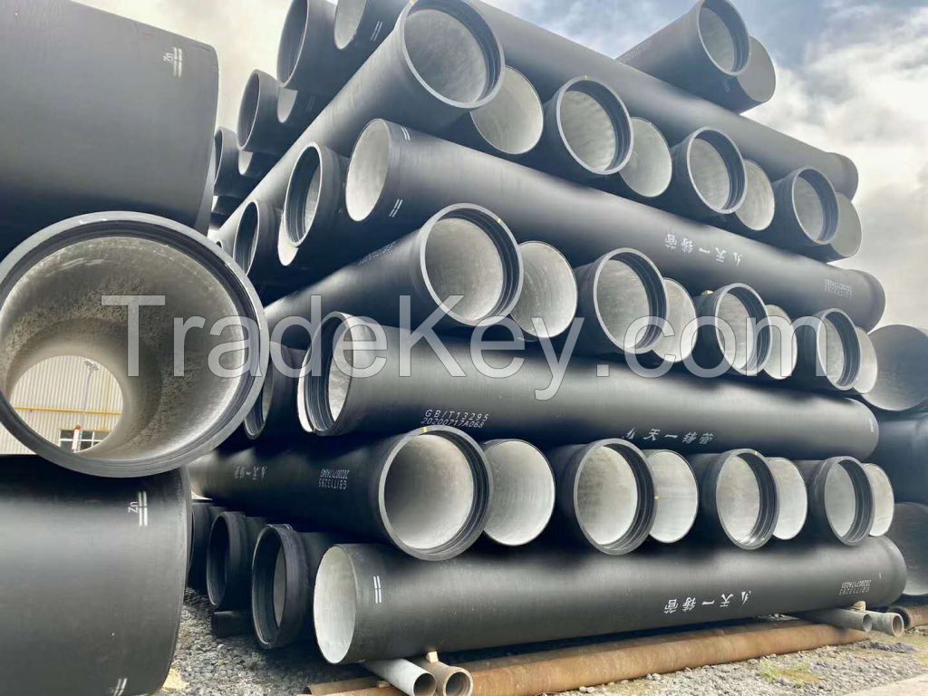 DN250~DN800 ISO2531 Ductile Cast Iron Pipe Class K9/C40/C30/C25 For water supply