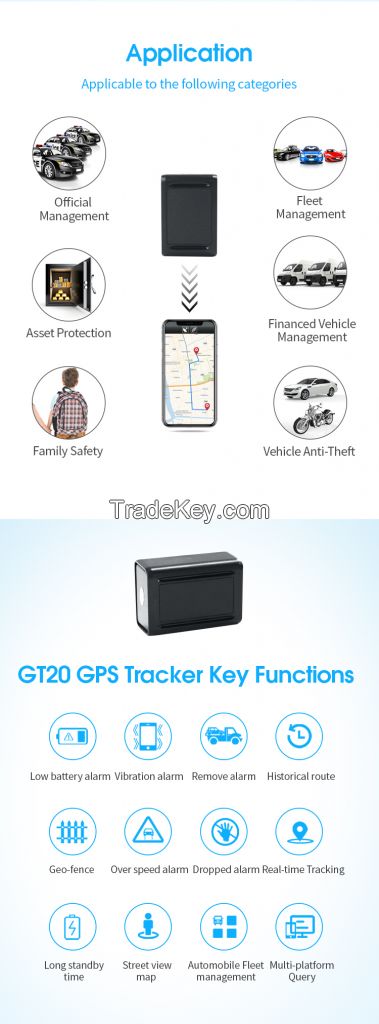 aodiheng Small size Manufacturer miu-functional waterproof magnetic mini gps tracker device for vehicle 