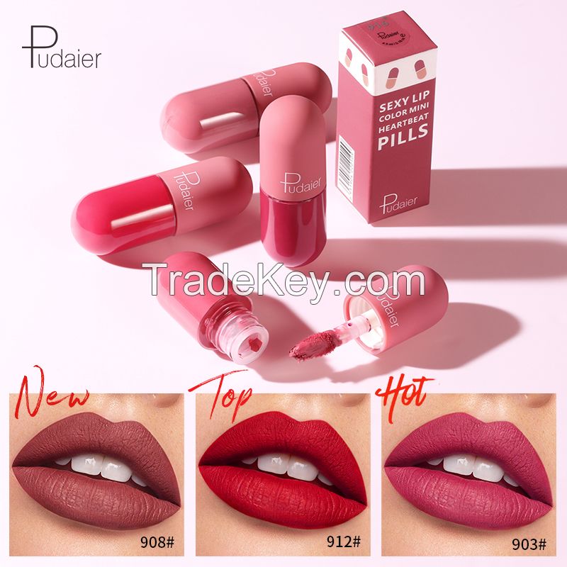 Capsule Superstay Liquid Gloss lipstick, Mini Jelly Lip Gloss Long Lasting Pigmented Moisturizing Lipsticks 