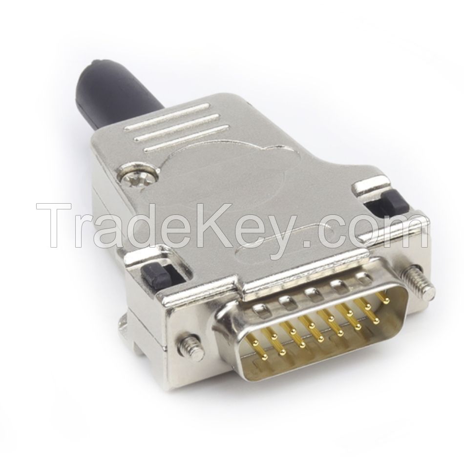 Solder Type 180 Degree 7W2 Female DB Connector Dsub for Cable