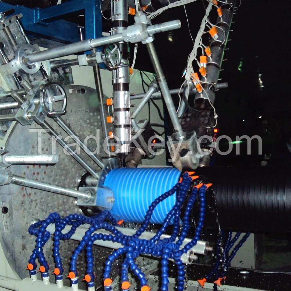 Two layers/Three layers hollow wall winding pipe extrusion machine