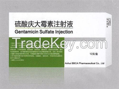 Powder for Injection Ampoules Packing Gentamycin Sulfate Injection