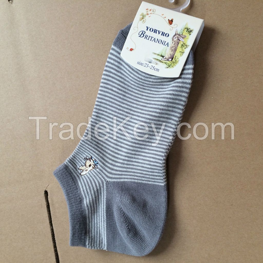 YORVRO Retro striped women's socks