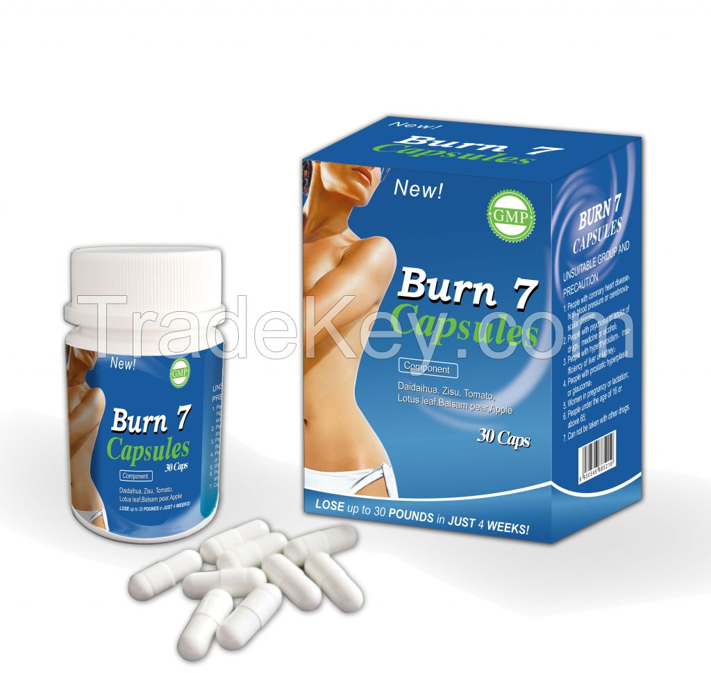 Wholesale Burn 7 Slimming Effervescent Tablet Weight Loss Herbal Supplements