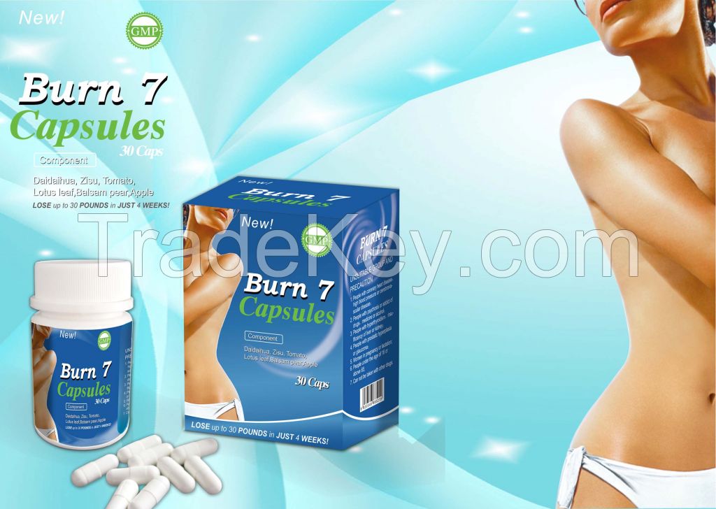 Wholesale Burn 7 Slimming Effervescent Tablet Weight Loss Herbal Supplements