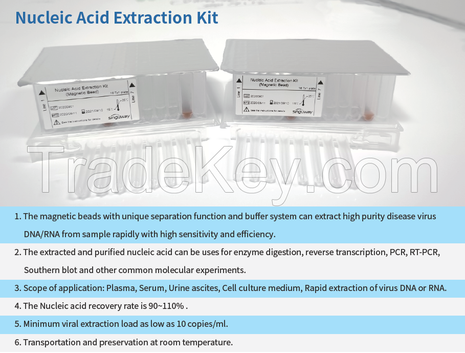 Singuway40 Nucleic Acid Extraction DNA RNA Auto Nucleic Acid Purification Extraction Isolation System