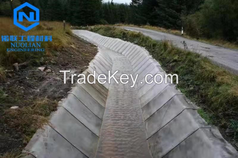  10 mm Concretestrong performance cement canvas price for aquaculture ditch liningslope protection river lining Canal lining 