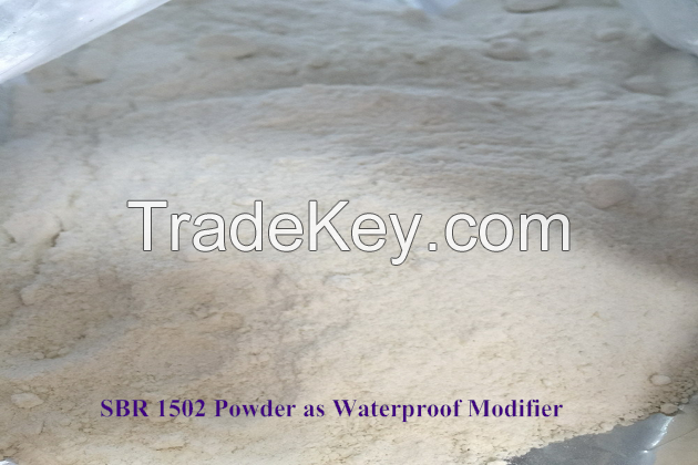 SBR 1502 Powder Used As SBS Bituminous Waterproof Membrane Raw Material
