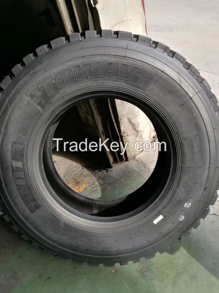 TBR truck tyres, Toway, 11R22.5 12R22.5 13R22.5 