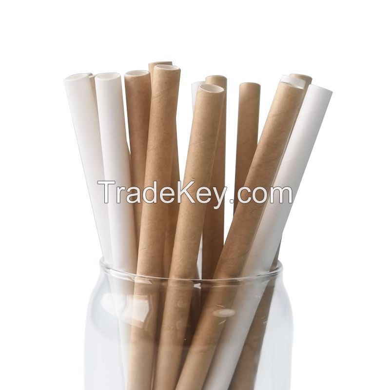 China Factory OEM ODM Brand Logo Printed Paper Straw With Custom 