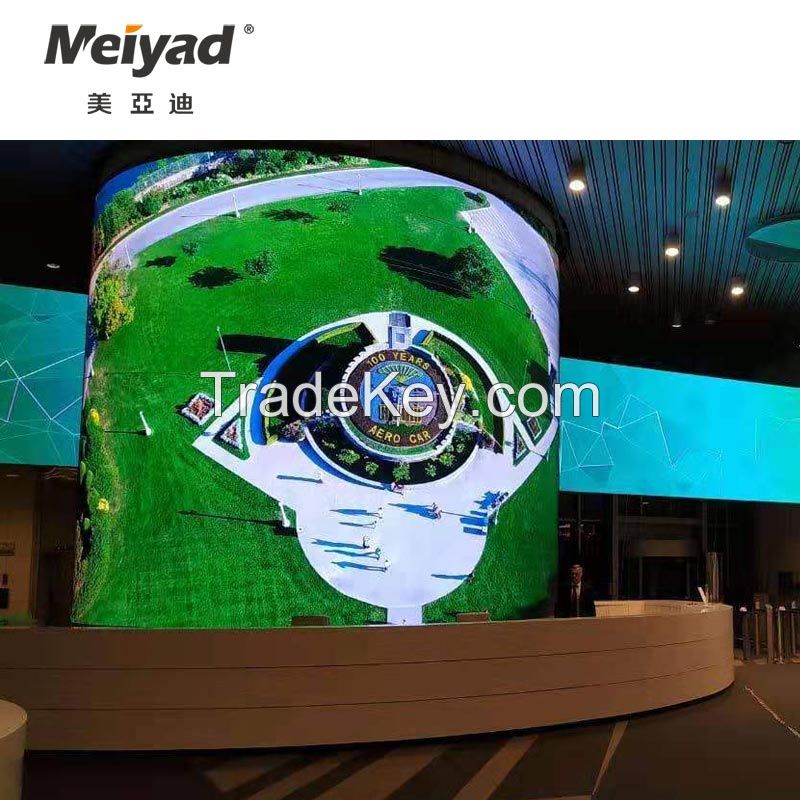 High Definition P2 Indoor Curved LED Display Screen