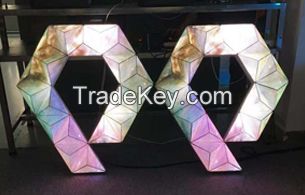 Customized P4 Indoor Triangle LED Display Screen