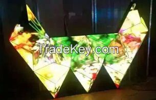 Customized P4 Indoor Triangle LED Display Screen