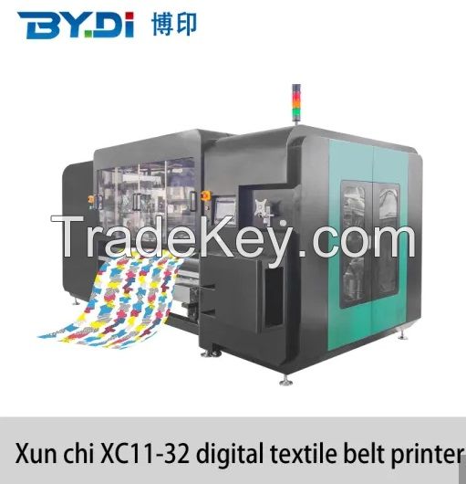 High Speed Large Format T Shirt Cotton Fabric Digital Printing Machine for 32 Ricoh G6 Print Head XC11-32