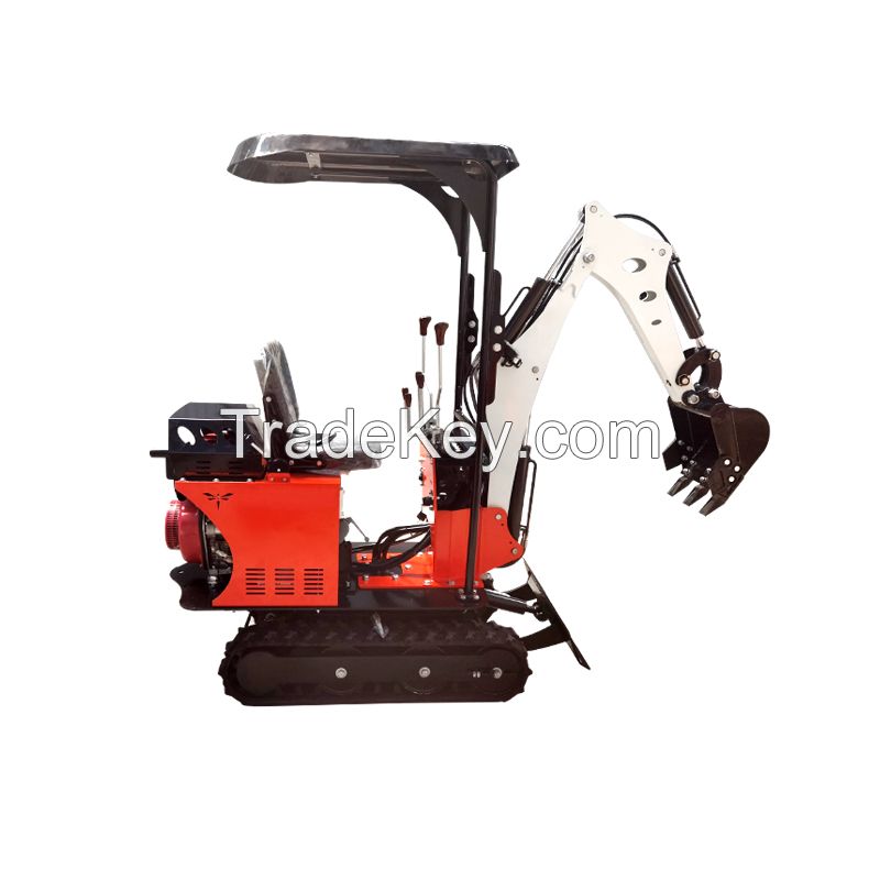 Cheap excavator small digger crawler type excavator 0.8ton 1 ton for sale 