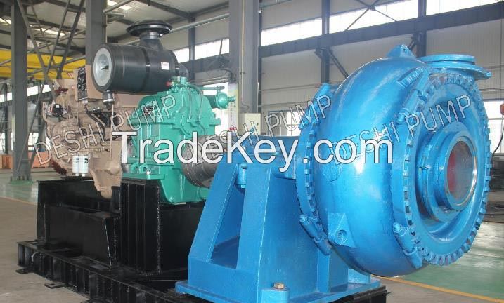 Heavy duty industrial anti-abrasive rubber sand slurry pumps
