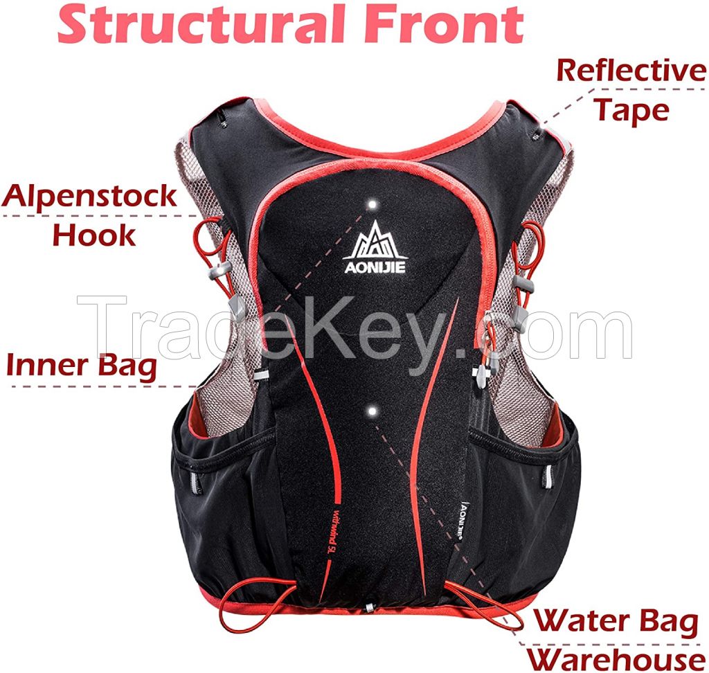 Marathon Running Cycling Hiking Hydration Vest backpack