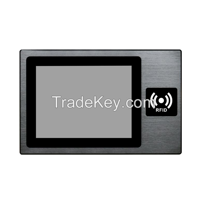 Fanless Dustproof Antishock Embedded Touch Panel Pc With Rfid
