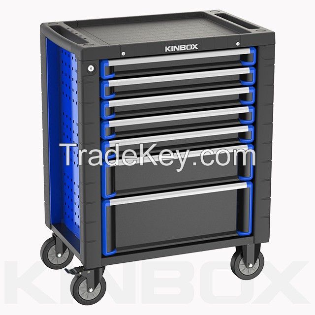 Ningbo Kinbox 7 Drawer Automobile Workshop Tool Set Trolley Mobile Cabinet