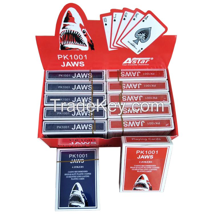 JAWS 4 Jokers Standard Cheap Paper Playing Cards