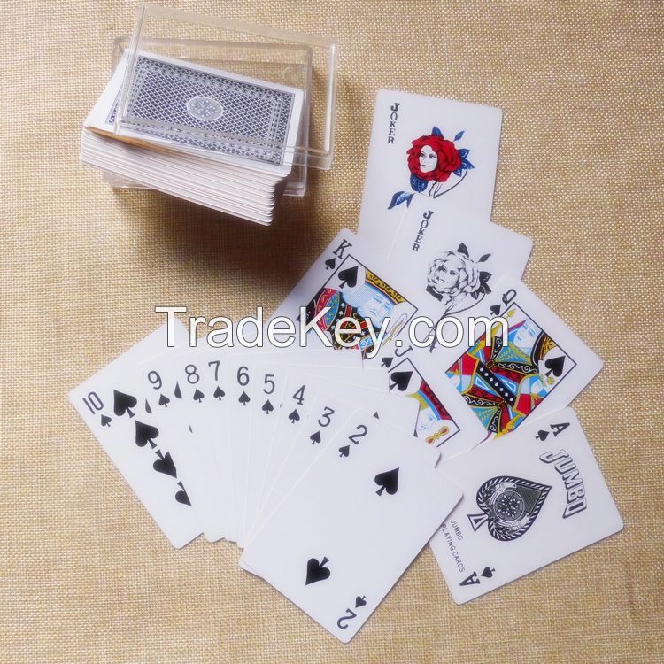 JP015 Gold Edged Plastic Playing Cards