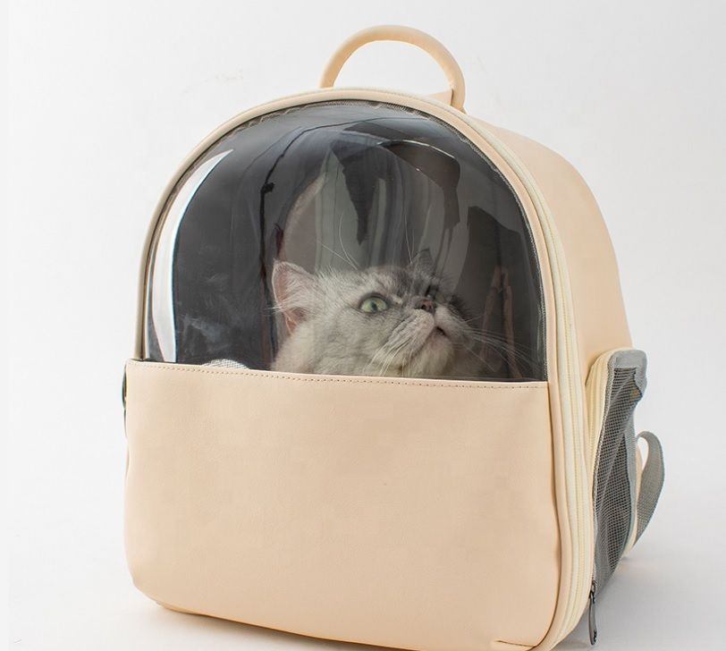 hot sale folding transparent pet carrier travel backpack bag pet products