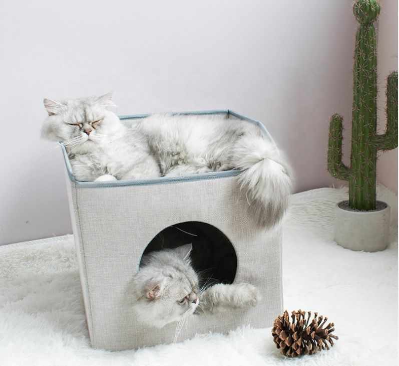 2021new Design Luxury Pet Bed Folding Pet Cat Bed Cat House Pet Products
