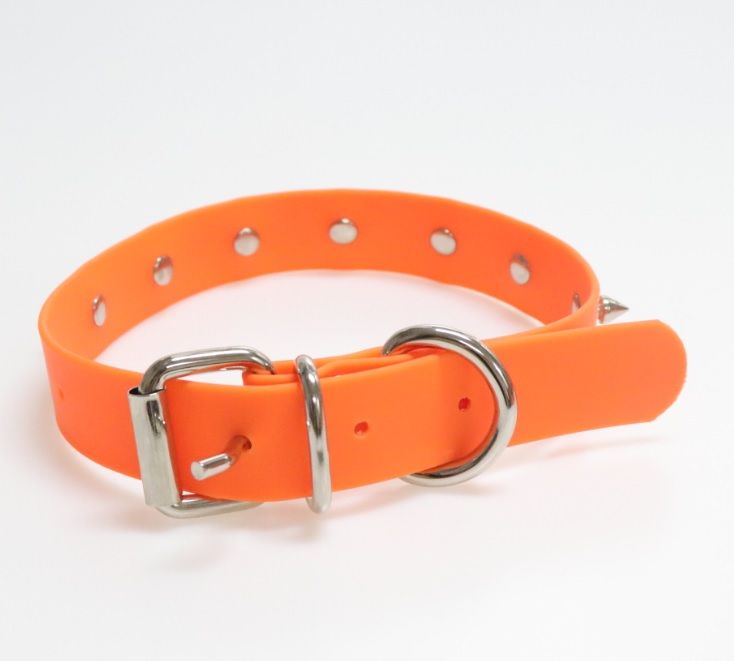 Wholesale Comfortable Pet Supplier Medium Large Dog Necklace Adjustable Rubber Rivet Spike Dog Collar Pet Products